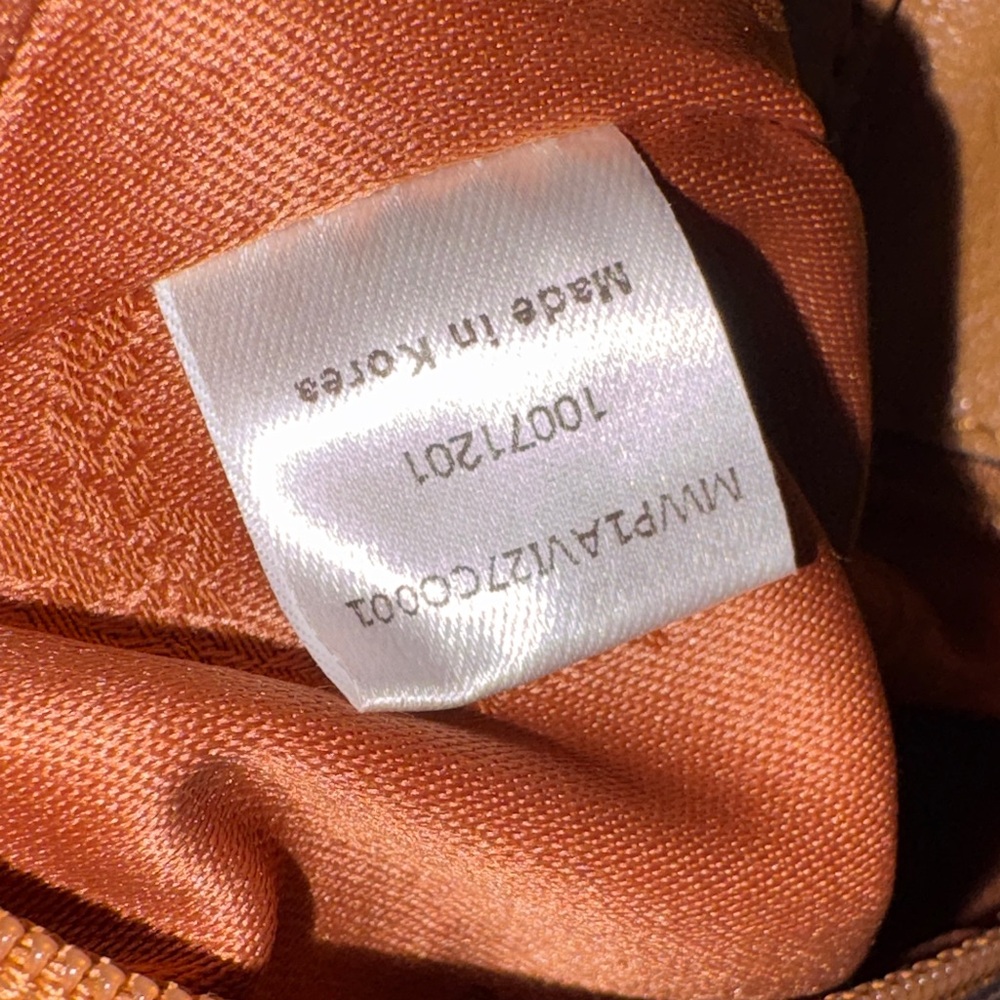 MCM  Visetos Cognac Bucket Crossbody Bag-Dual Handle+Strap - Picture 13 of 16